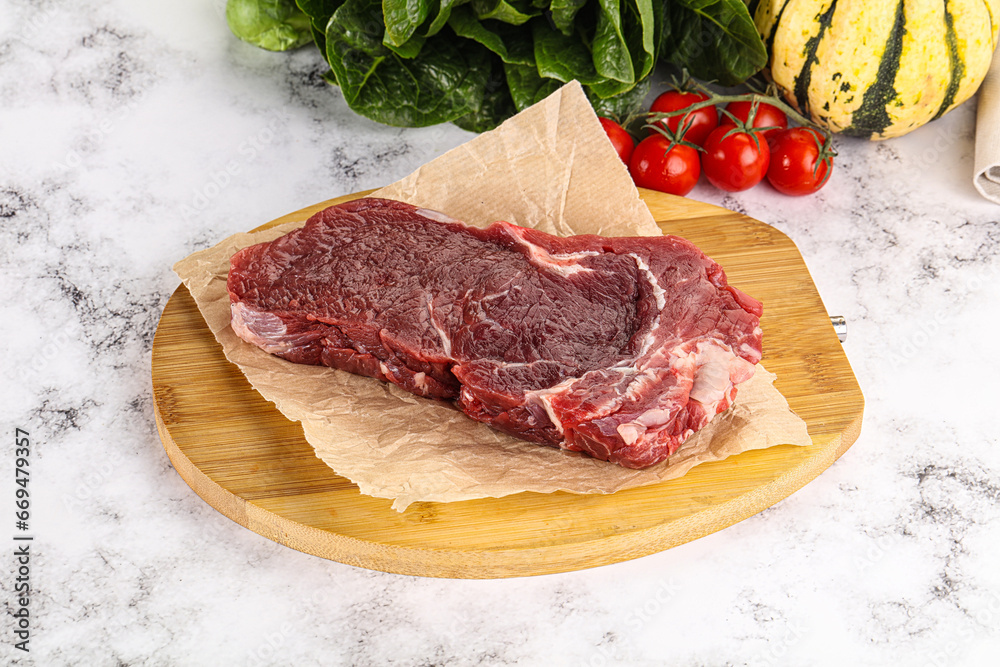 Raw rib eye beef premium steak Raw rib eye beef premium steak