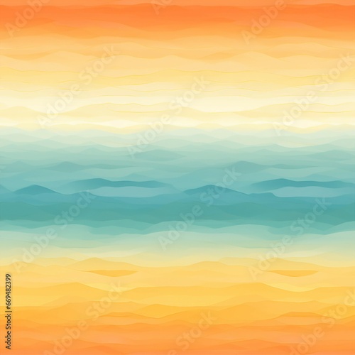 Sun-kissed Ombre Horizons Pattern