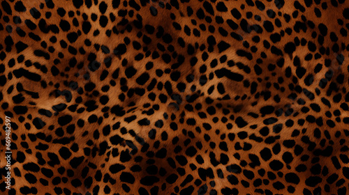 leopard print background   generative AI