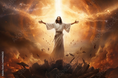 Resurrection of Jesus Christ, glorious return photo