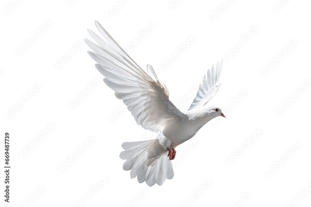 White dove flying on transparent PNG file and Clipping path .freedom concept and international day of peace White dove flying on transparent PNG file and Clipping path .freedom concept and international day of peace