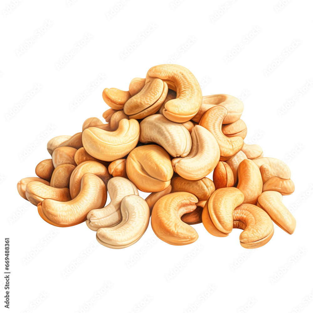 cashew nuts isolated on transparent background Remove png, Clipping Path cashew nuts isolated on transparent background Remove png, Clipping Path
