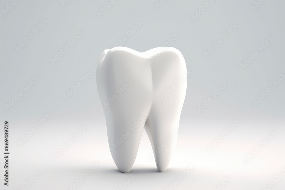 3d white tooth 3d white tooth