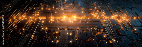 neural synapses and electrical sparks within your circuit board, emphasizing the dynamic and interconnected nature of these elements.