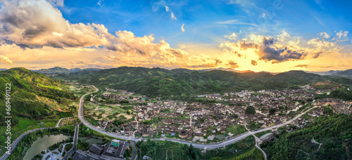 Tulou afterglow photo