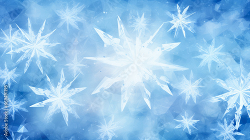 Snowy Winter Abstract Background