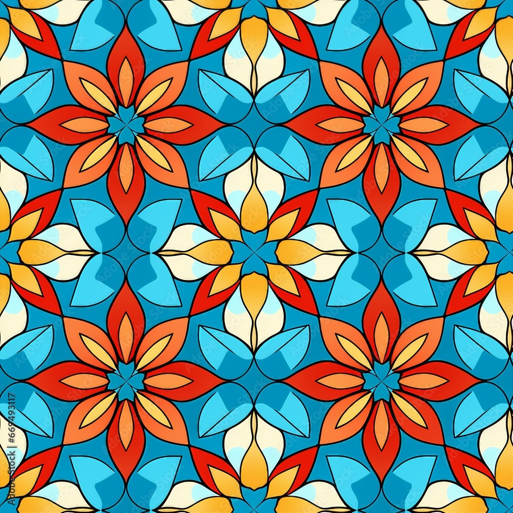 Mosaic Kaleidoscope Masterpiece Pattern Mosaic Kaleidoscope Masterpiece Pattern