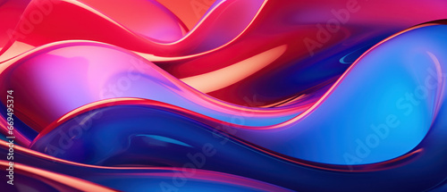 Vibrant dynamic and surreal abstract background.