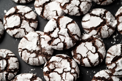 close up of chocolate biscuits