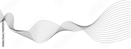 Abstract background with wave and curve line. Curve wave seamless pattern. Vector illustration.