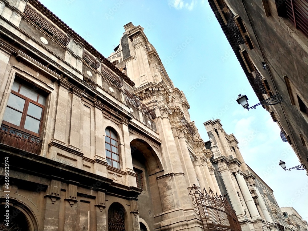 old town hall Catania Italy highlights architecture 