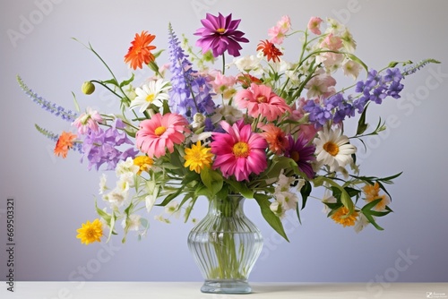 Wallpaper Mural bouquet of flowers in vase Torontodigital.ca