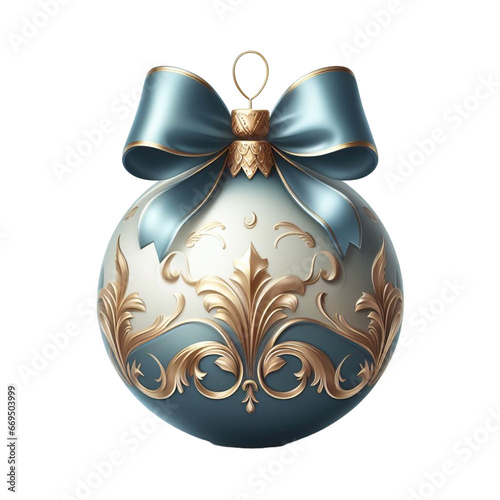 decorative merry Christmas ball ball transparent png or x mass ball isolated on white background 