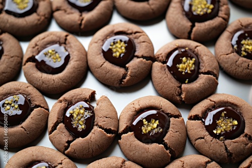 chocolate cookies on a plate