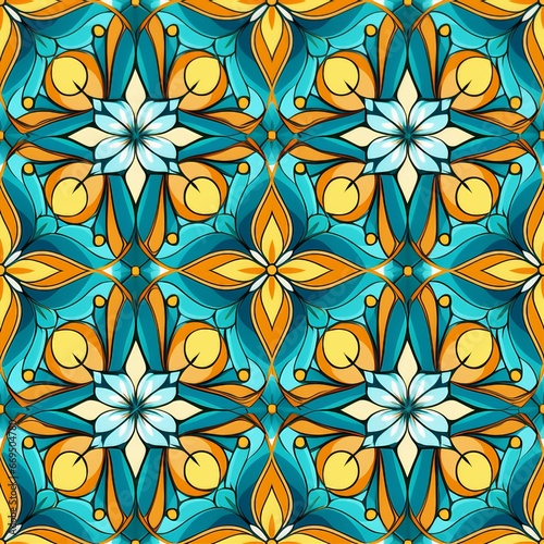 Ornamental Kaleidoscope Pattern