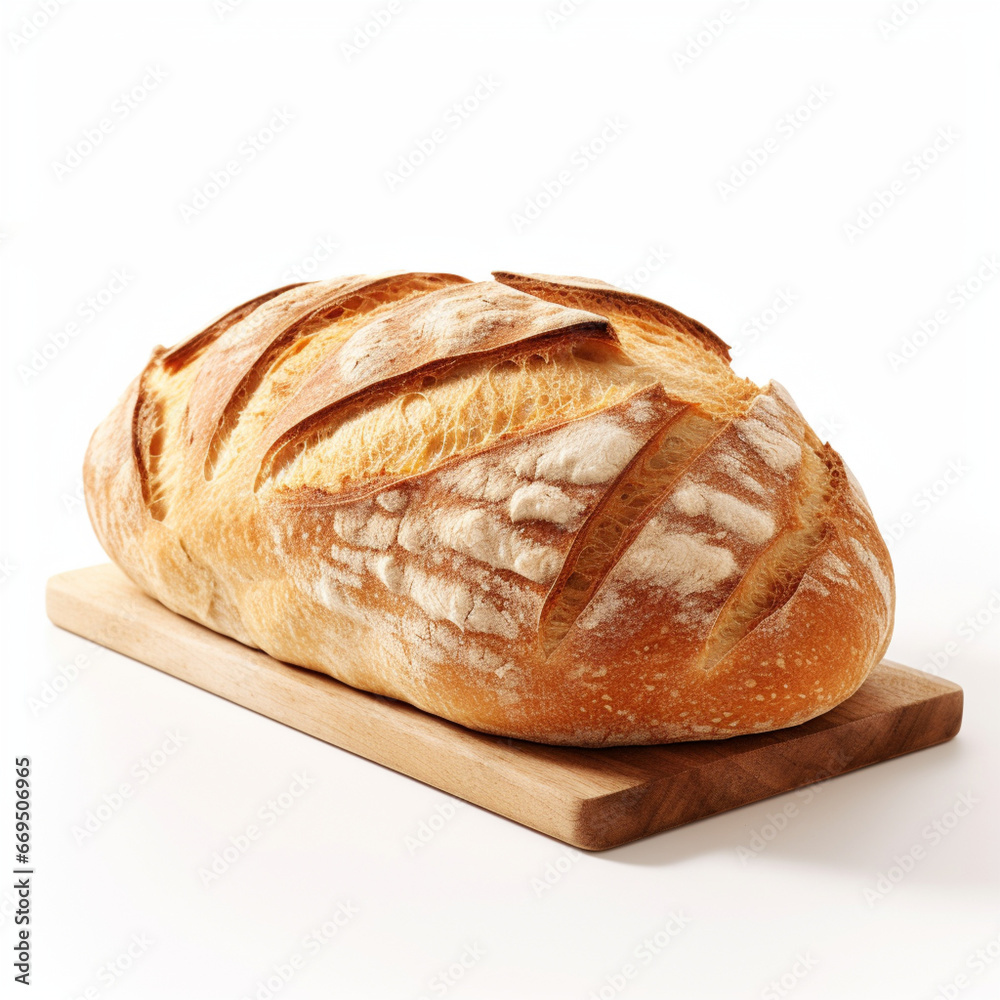 loaf of bread isolated