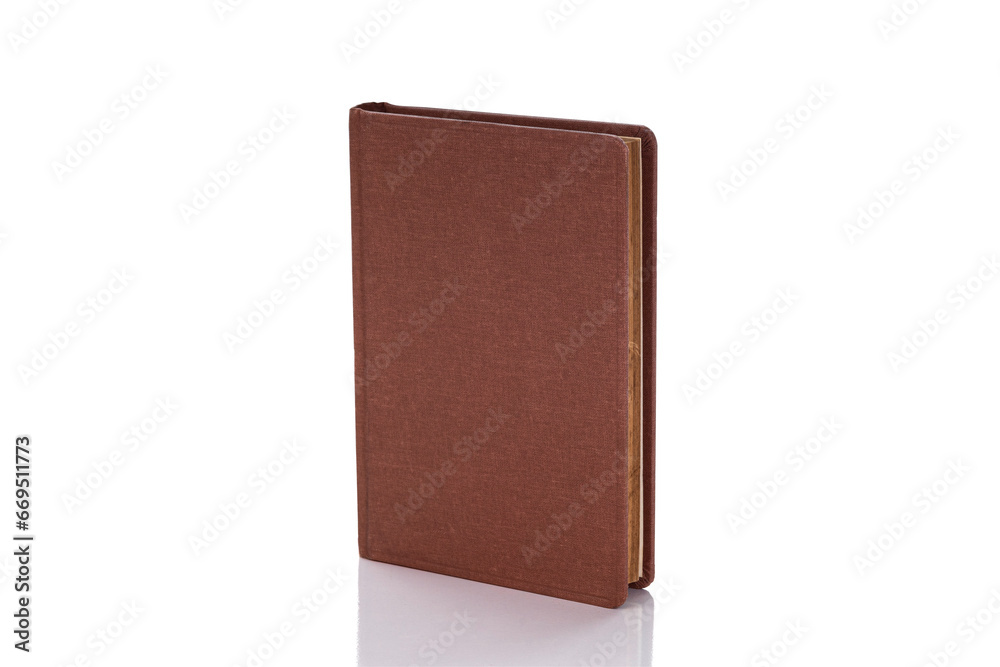 Old book isolated on white background with clipping path. Old book isolated on white background with clipping path.