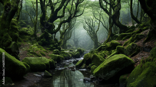 stream in the forest