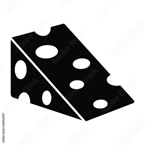 Cheese icon vector on trendy design