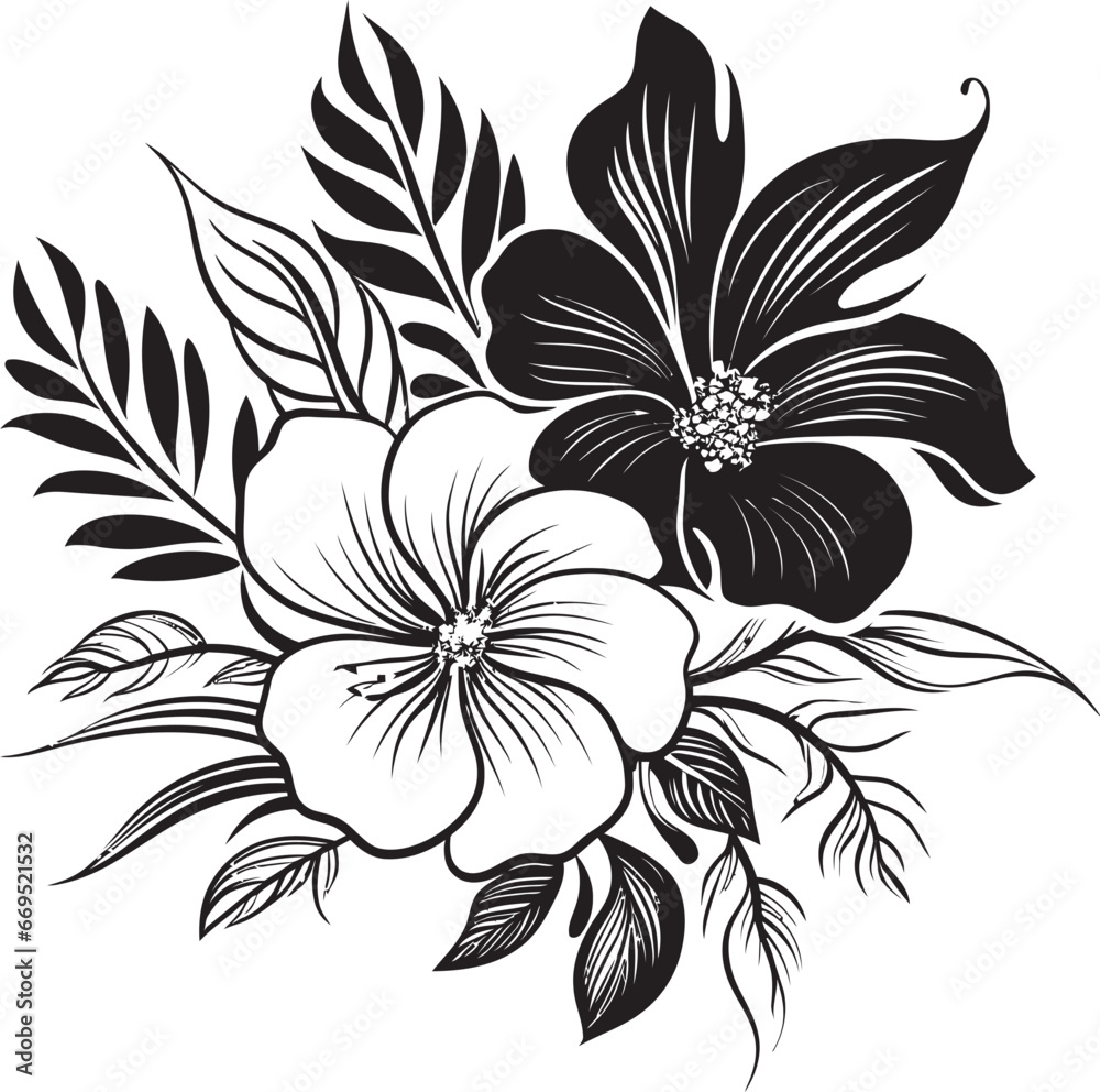 Decorative Floral Design Icon A Black Vector Icon That Will Add a Touch of Sophistication to Your Designs Black Vector Floral Icon A Versatile Icon That Can Be Used in Any Design Decorative Floral Design Icon A Black Vector Icon That Will Add a Touch of Sophistication to Your Designs Black Vector Floral Icon A Versatile Icon That Can Be Used in Any Design