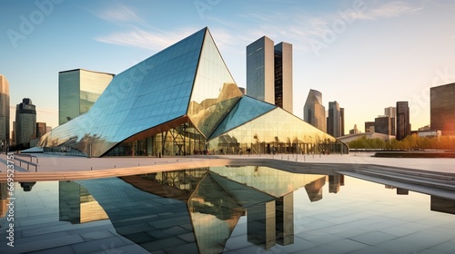Dynamic Business Meeting in La Défense: A Symbol of Trust, Teamwork, and Success