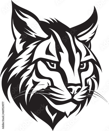Regal Hunters Ambassador Vector Symbol Simplistic Prowl Iconic Lynx Emblem