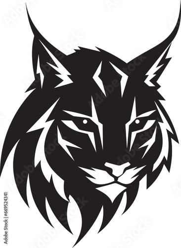 Majestic Prowler Iconic Black Lynx Regal Lynx Majesty Emblematic Logo