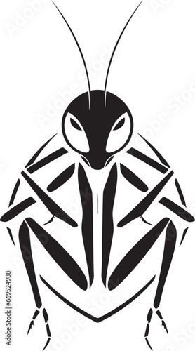 Simplistic Elegance Mantis Silhouette Icon Noble Mantodea Majesty Black Vector Emblem