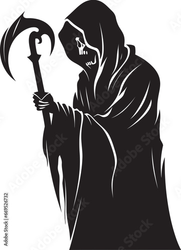 Embrace of Destiny Black Reaper Design Noble Reaper Majesty Iconic Logo Emblem