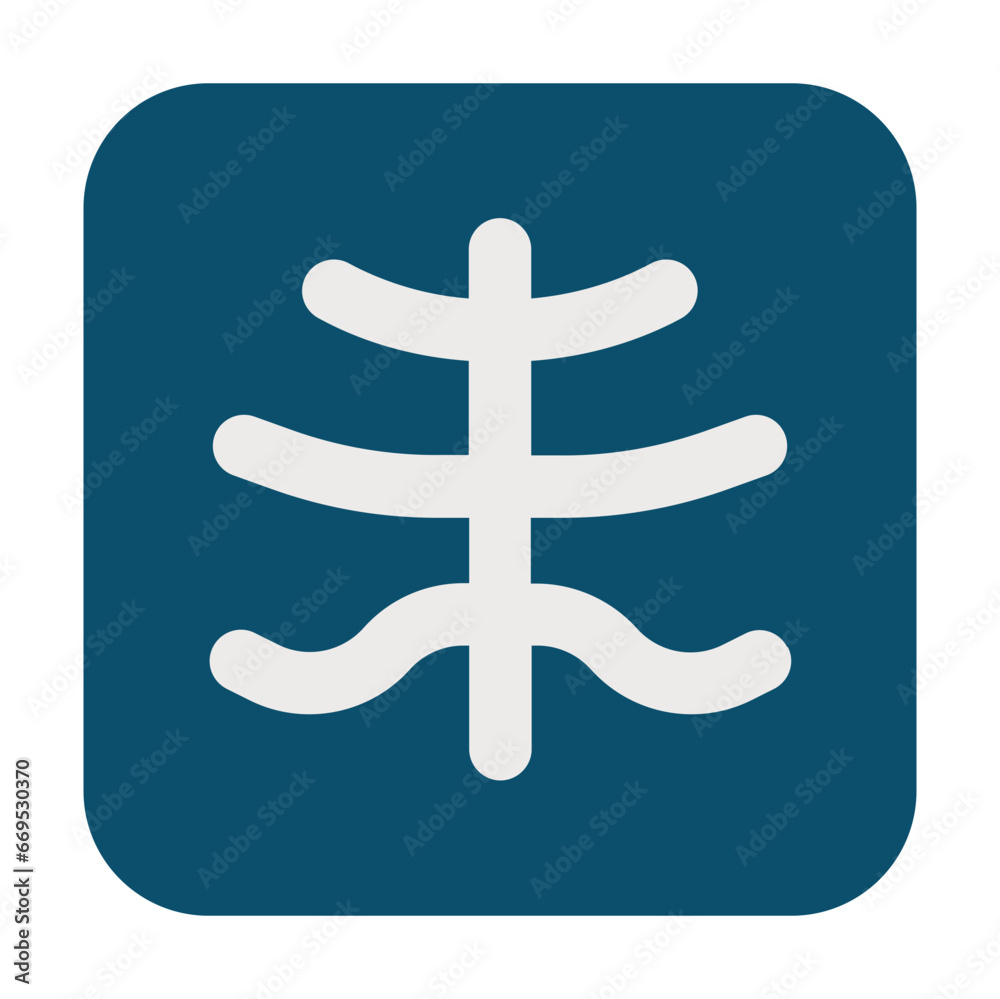 X-ray flat icon
