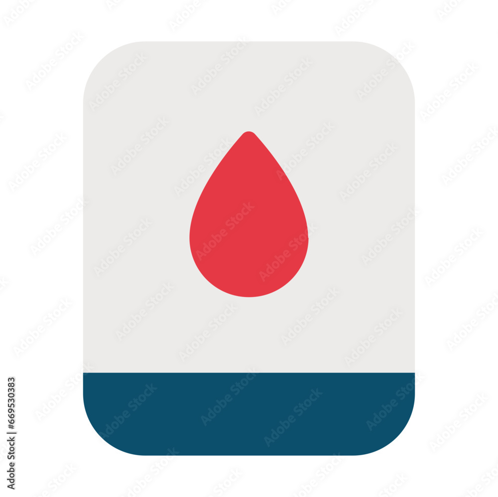 Obraz premium Blood pressure monitor flat icon