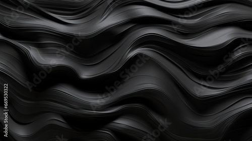 Black plastic material seamless background and texture © HN Works
