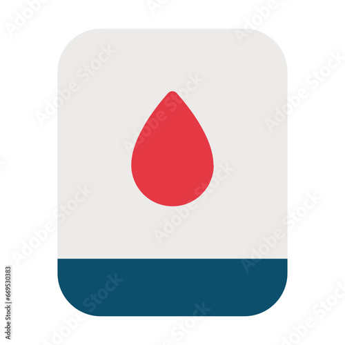 Blood pressure monitor flat icon