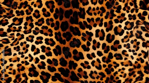 Seamless leopard pattern, jaguar pattern, leopard texture, animal skin, animal fur photo