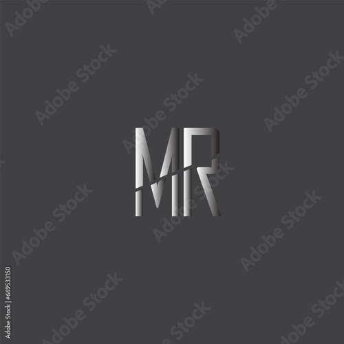 MR logo design.