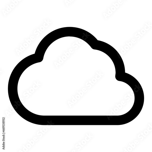 Cloud line icon