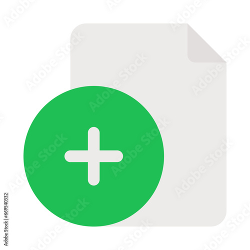 File add flat icon