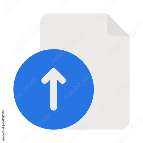 File upload flat icon