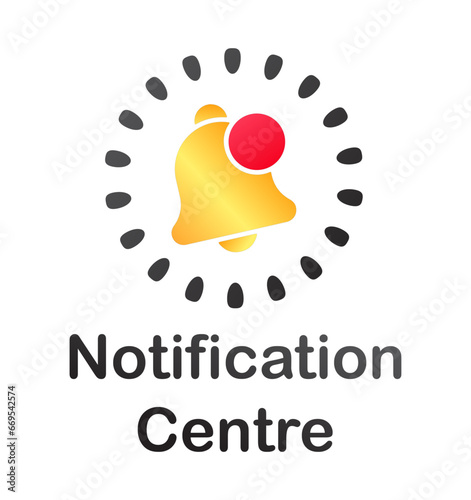bell ring notification icon