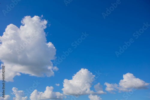 white clouds in the sky