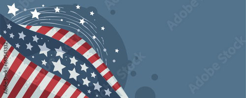  patriotic background with stars 
