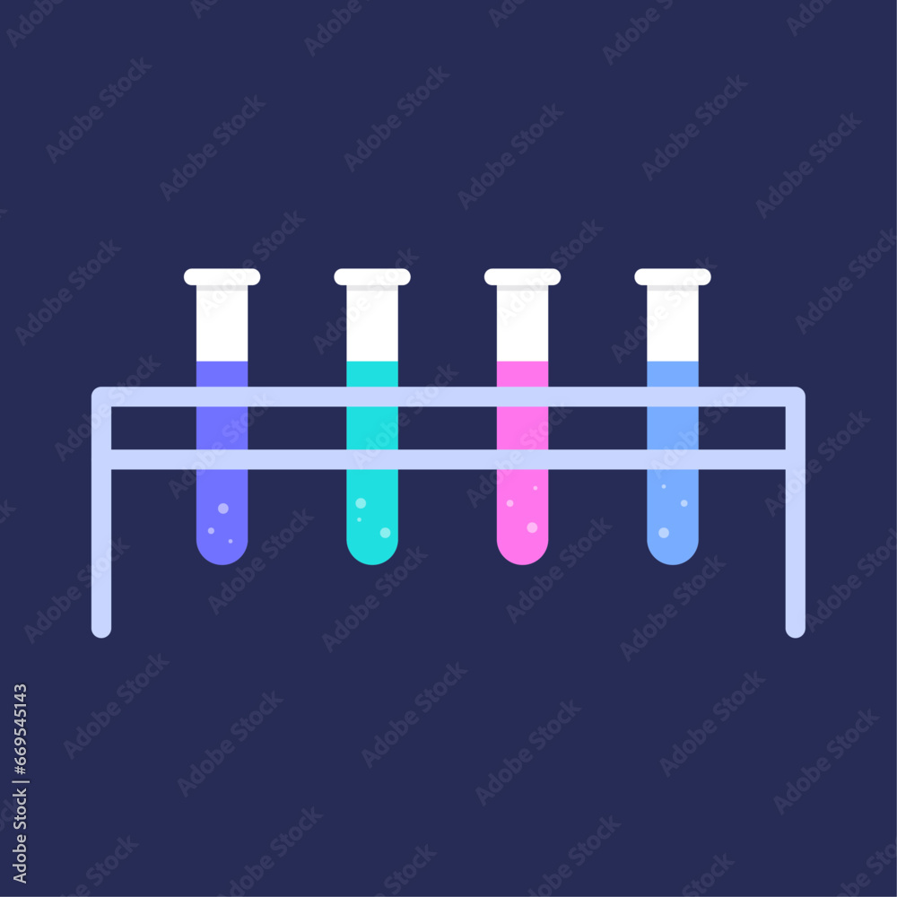 laboratory flasks flat style, minimalism laboratory flasks flat style, minimalism