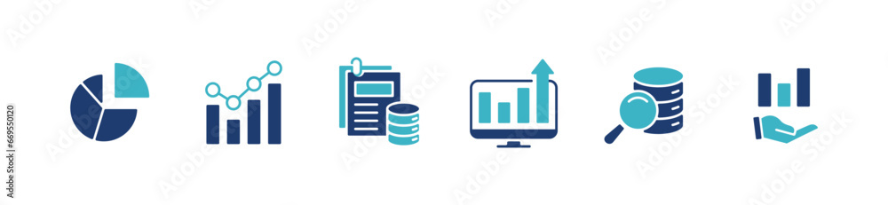 set of data diagram chart analysis business statistic report icon vector financial monitoring growth symbol illustration set of data diagram chart analysis business statistic report icon vector financial monitoring growth symbol illustration
