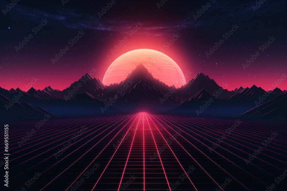Saturation Synthwave Segments.
