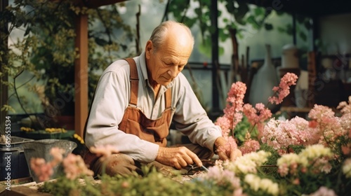 Senior Man Joining Gardening Club © Andreas