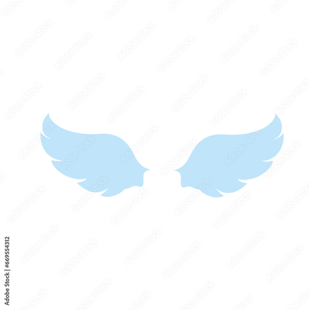 angel wings in heaven feather wings pattern