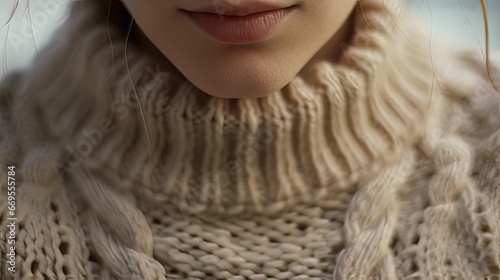 Soft Cashmere Sweater Texture photo