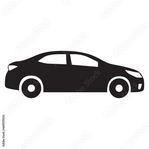 Set of car isolated on the background. Ready to apply to your design. Vector illustration.