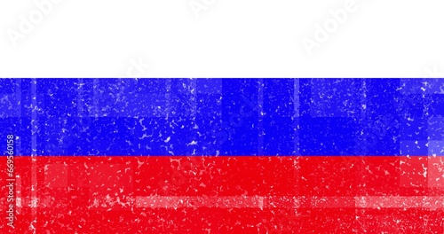 Russian flag old banner

