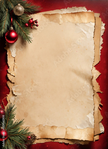 Christmas Vintage Paper Background